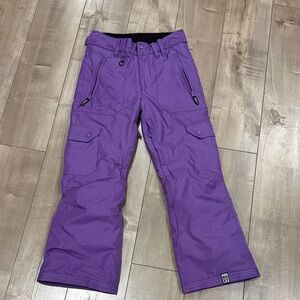 Roxy Girls' Purple Snow Pants - Waterproof Ski/ Snowboard Trousers